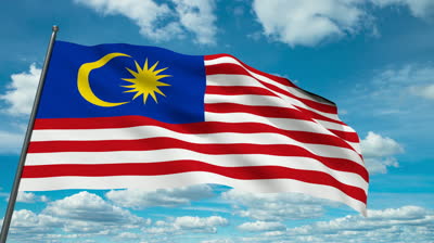 malaysia-flag waving